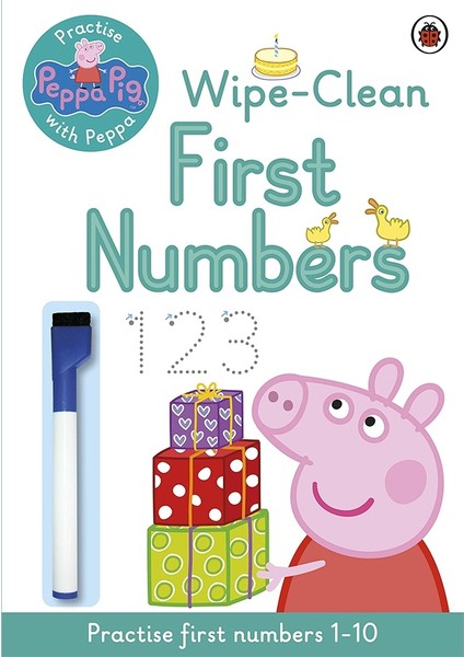 Peppa Pıg - Wıpe Clean Fırst Numbers