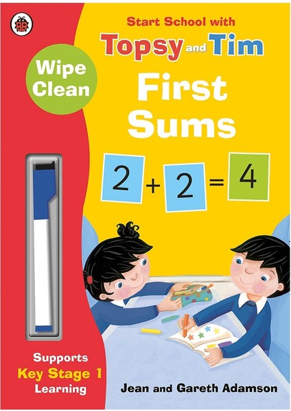 Wıpe-Clean Fırst Sums: Start School Wıth