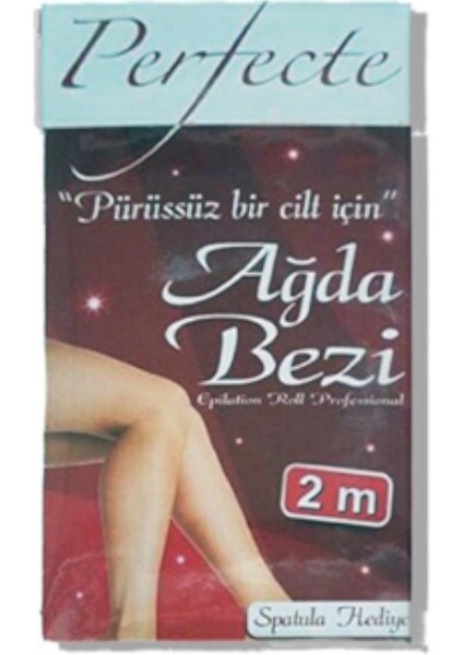 2 Metre 5 Paket Ağda Bezi + 5 Spatula Hediyeli 10 Metre Ağda Bezi