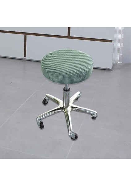 Sıkı Tabure Kapağı Yıkanabilir Polyester Elyaf Yuvarlak Asansör Sandalye Ev Yeşil (Yurt Dışından) fırsatları