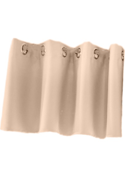 Modern Karartma Yarım Perdesi Kısa Pencere Tier Valance Home Cafe Gizlilik Bej S (Yurt Dışından)