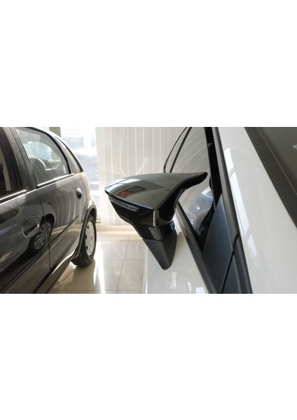 Seat Leon 2012-2016 Batman Ayna Kapağı Piano Black