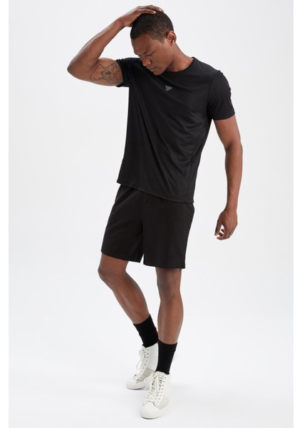 Fit Slim Fit Bisiklet Yaka Sporcu Tişört X6142AZ22SM