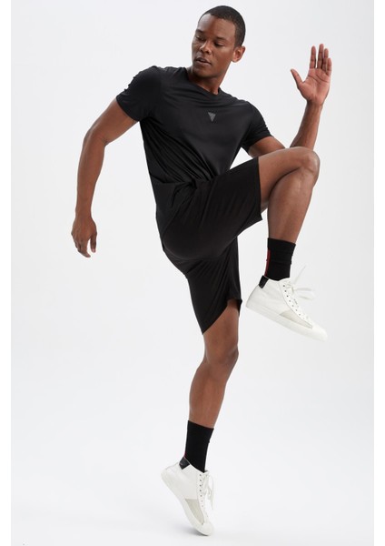 Fit Slim Fit Bisiklet Yaka Sporcu Tişört X6142AZ22SM