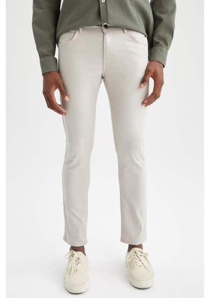 Slim Fit Dar Kesim Chino Kanvas Pantolon T1055AZ22SP