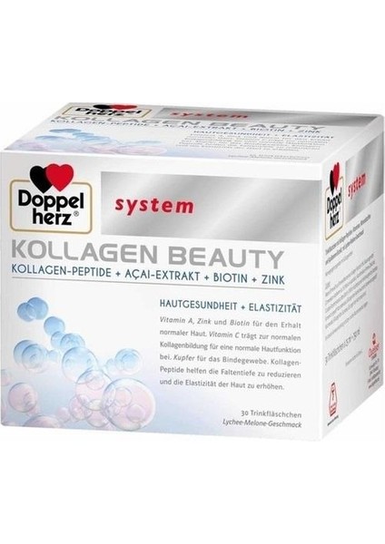 System Kollagen Beauty 25 ml x 30 Flakon + System Kollagen 10.000 Plus 30 x 25 ml Flakon modelleri