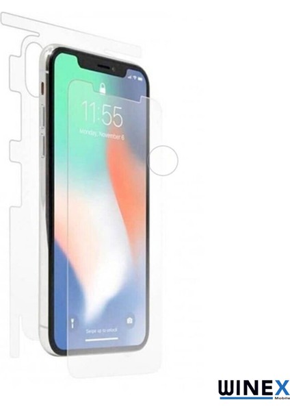 Huawei Nova 3E İle Uyumlu Ön-Arka 360 Fullbody Darbe Emici Kaplama ve Hd Ekran Koruyucu