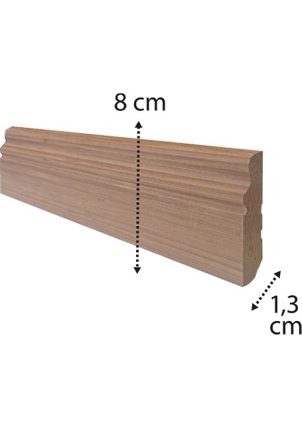 Stella Lake PVC Kaplı Süpürgelik 8 cm fiyatları