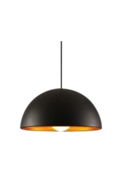 retro,modern otel,cafe,oda,mutfak için siyah 1xxe27 metal sarkıt avize çap:30cm fiyatları