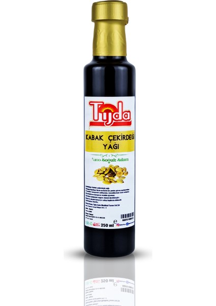 Kabak Çekirdeği Yağı Soğuk Sıkım 250 ml