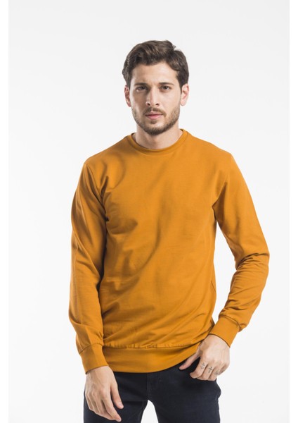 Bisiklet Yaka Sweat