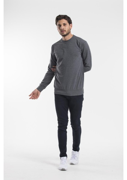 Bisiklet Yaka Sweat