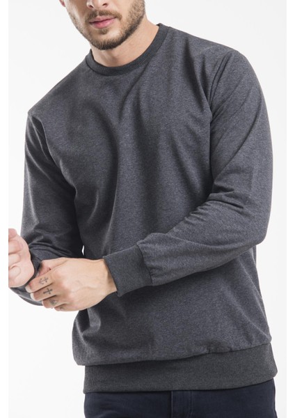 Bisiklet Yaka Sweat