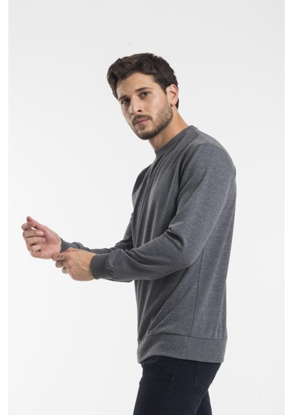 Bisiklet Yaka Sweat