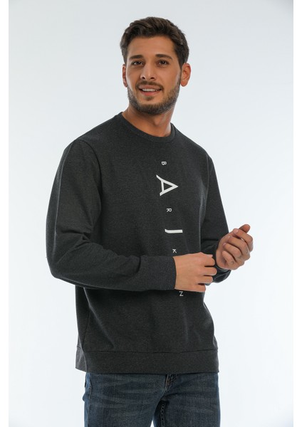 Süperlife Bisiklet Yaka Baskılı Sweatshirt SPR22SW131 modelleri