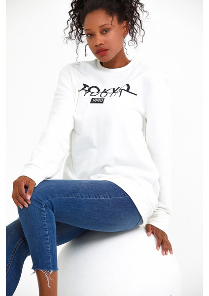 Süperlife Bisiklet Yaka Tokya Baskılı Sweat SPR22SWK134 indirimleri