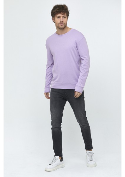 Bisiklet Yaka Sweat