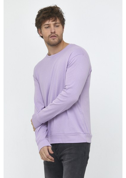 Bisiklet Yaka Sweat