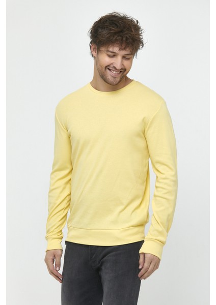Bisiklet Yaka Sweat