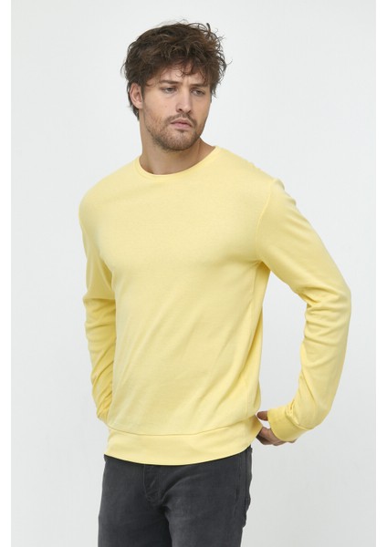 Bisiklet Yaka Sweat