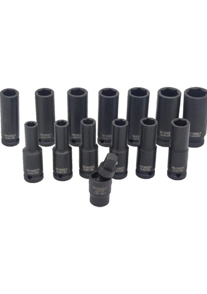 1/2 14 Parça Siyah Lokma Takımı Profesyonel Havalı Orjinal Güçlendirilmiş Çelik modelleri