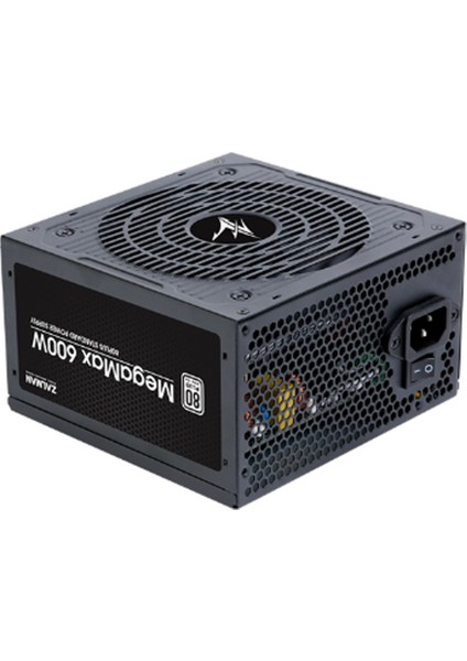 600W 80+ Megamax ZM600-TXII 12CM Fanlı Power Supply