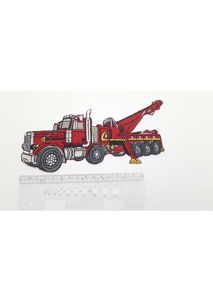 Vinç Şeklinde 19 cm x 11 cm Boyutlarında Arma Yama Patch (1 Adet)