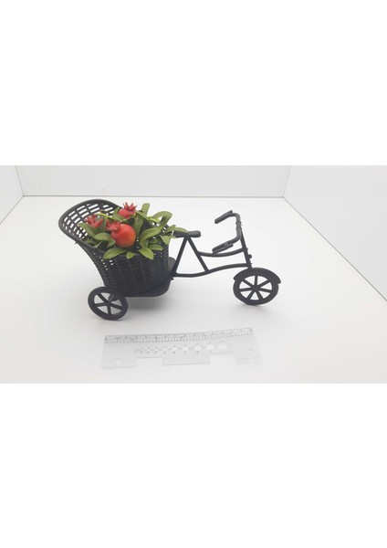 Nar Ağaçlı Kefeli Bisiklet (Yapay Çiçek) Model 07