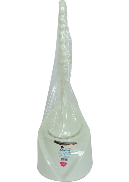 Plastik Muhafazalı Tuvalet Klozet Fırça Takımı Karışık Renk ZP-152