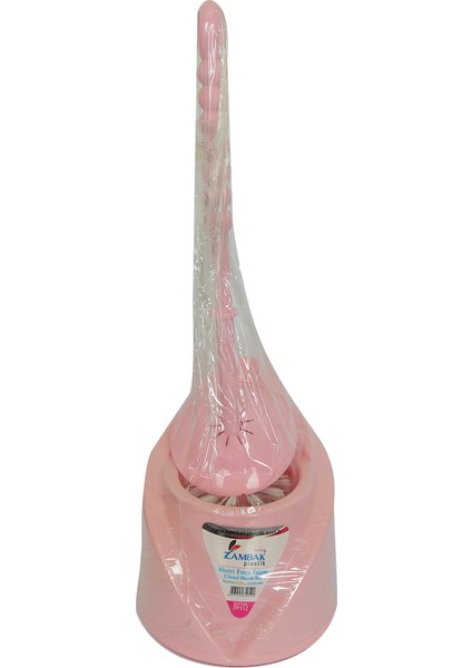 Plastik Muhafazalı Tuvalet Klozet Fırça Takımı Karışık Renk ZP-152