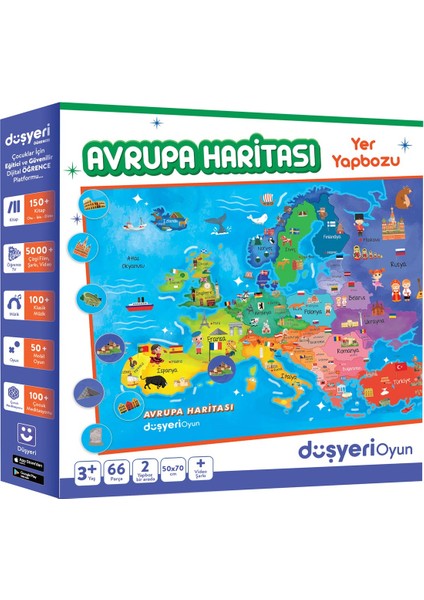 Yer Yapbozu - Avrupa Haritası