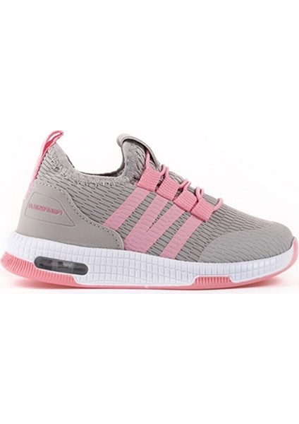 EBBA I Kız Çocuk Sneaker Koşu & Yürüyüş Ayakkabısı Gri / Pembe