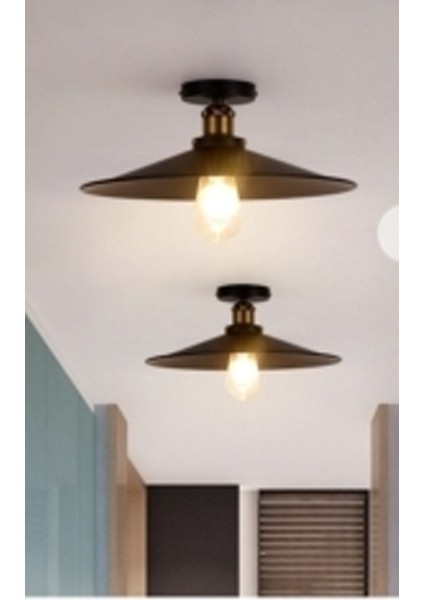 Retro Tavan Plofonyer Avize Çap: 38CM