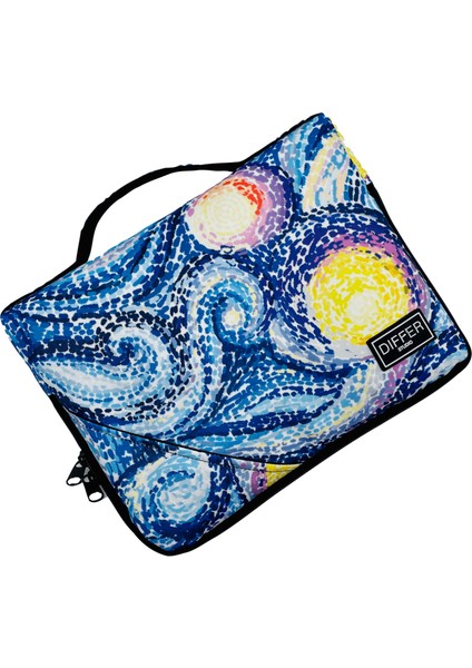 Studio 10'' & 11'' Inç Van Gogh Desenli Su Geçirmez Unisex Ipad/tablet Çantası/kılıfı