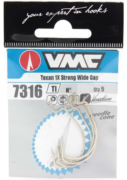 Texan 1x Strong Wide Gap Worm Olta Iğnesi