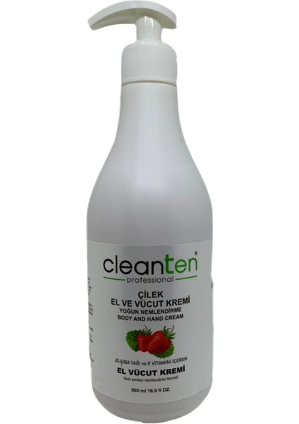 El ve Vücut Kremi Çilek 500 ml