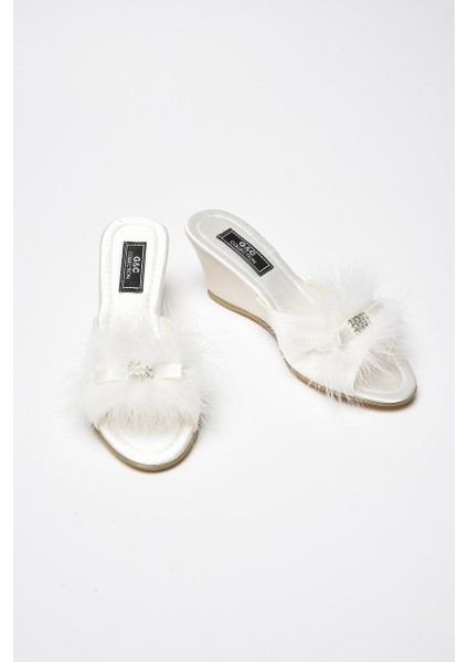 Gc Kaz Tüyü Yüksek Feta Bayan Terlik 170 fırsatları