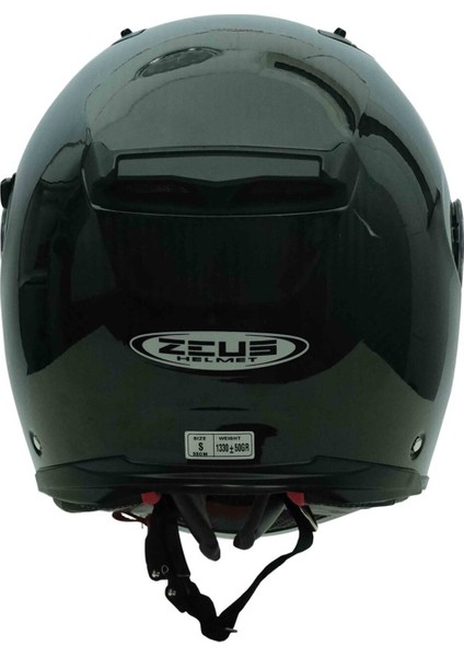 ZS-1800B Parlak Karbon Kapalı Kask