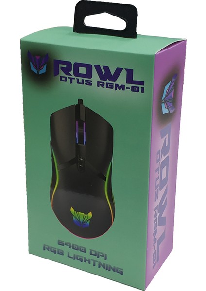 Mouse Oyuncu Rgb Ledli 6400 Dpi Rowl Rgm-01 Otus