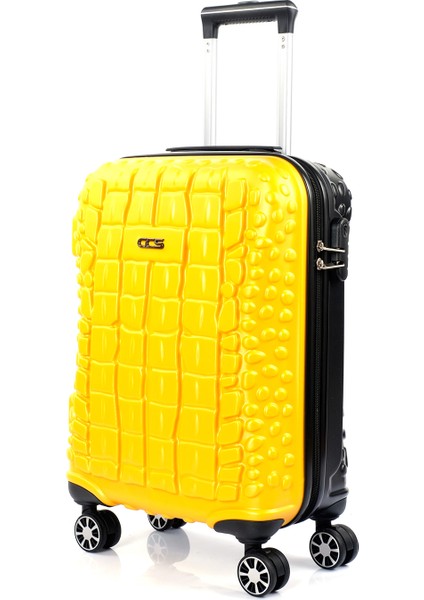 Sarı-Siyah Ççs 5201 Crocodıle Abs Orta Boy Valiz fiyatları