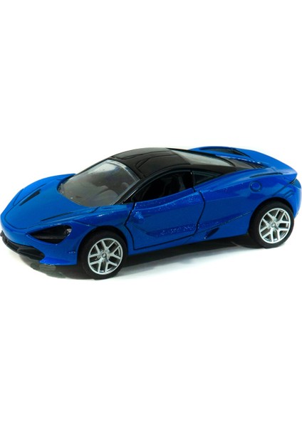 Çek Bırak Metal Araba Mclaren 12 cm Mavi
