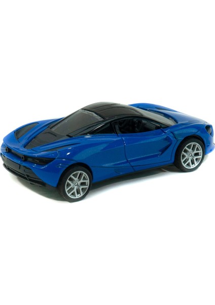 Çek Bırak Metal Araba Mclaren 12 cm Mavi modelleri