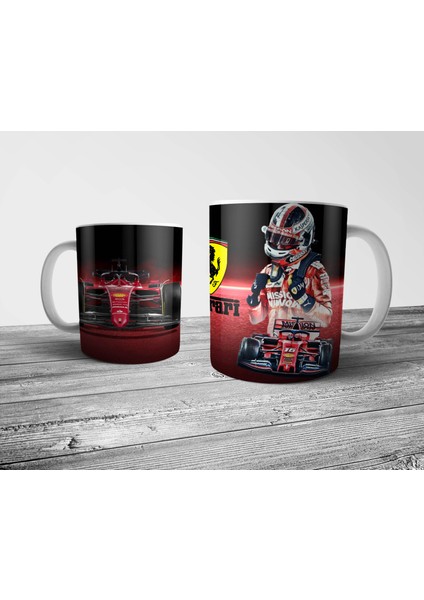 Charles Leclerc Formula 1 Ferrari Kupa Bardak Model 3 fiyatları