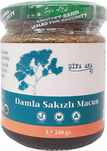 Şifa Ana Damla Sakızlı Bitkisel Macun 240 gr 2'li