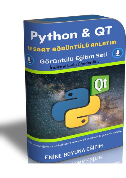 Python & Qt Görüntülü Eğitim Seti Linkli