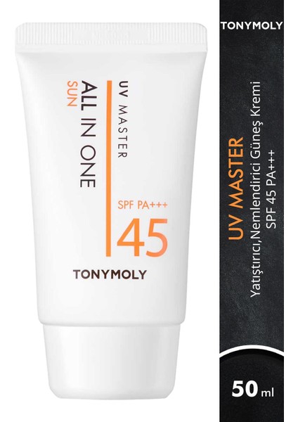 Güneş Kremi UV Master All in One Nemlendirici Meyve ve Çiçek Özlü SPF 45 PA+++ 50ml