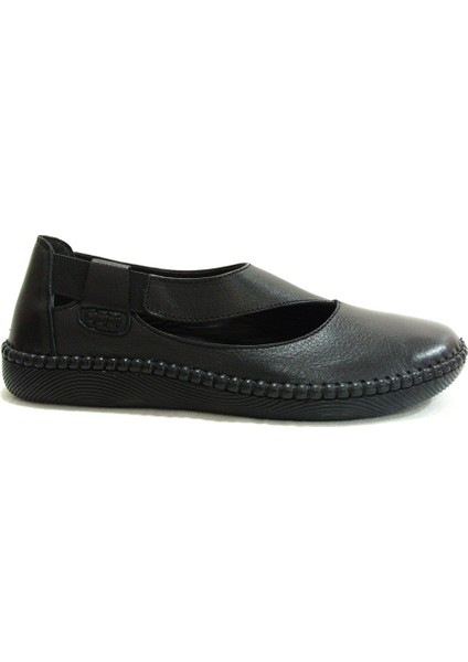 Siyah Loafer Hakiki Deri Anatomik Ayakkabı