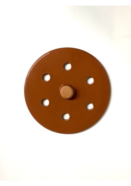 Büyük Boy Sırlı Sarma Taşı Kapağı 23 cm