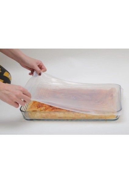 Dikdörtgen Silikon Borcam Kapağı