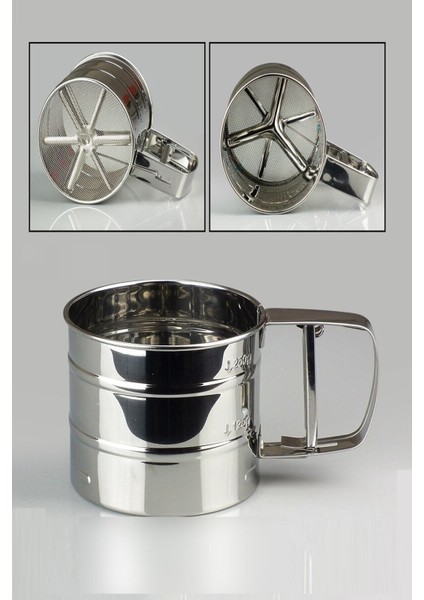 Paslanmaz Metal Saplı Çok Amaçlı Ölçekli Elek